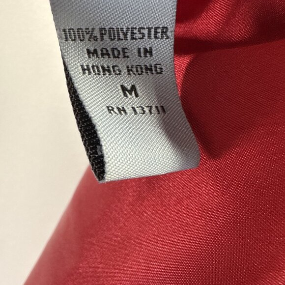 Valerie Steven’s Y2K‎ Cami Satin Cut Out Glam Club Solid Red Christmas Silky - Picture 4 of 9